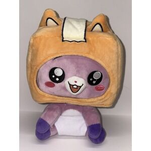 Lankybox 9" Foxy Stuffed Plush Toy Seated Sitting Smile Baby Tooth